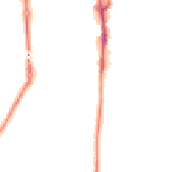 Night-time road noise heatmap for NN4 8EA