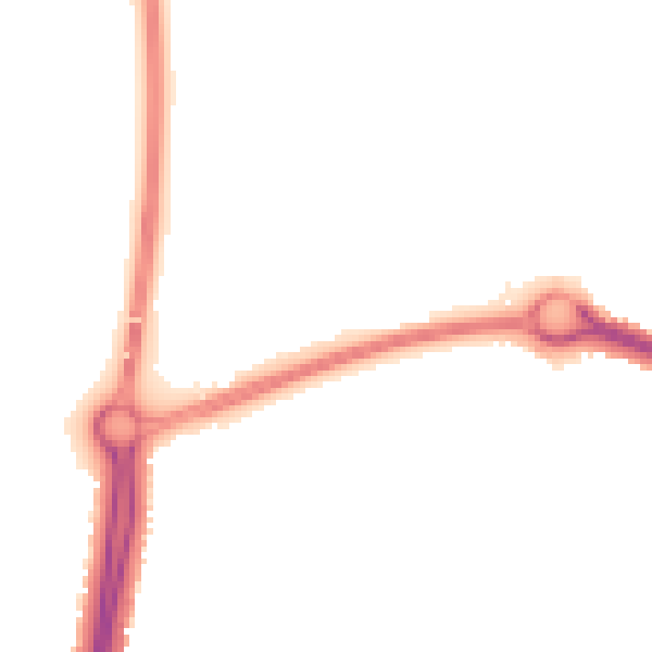 Night-time road noise heatmap for NN4 8FQ