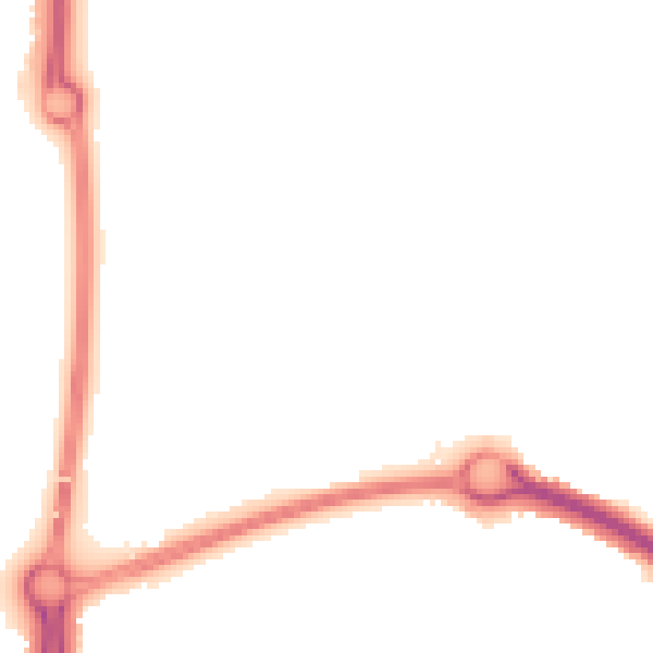 Night-time road noise heatmap for NN4 8JJ