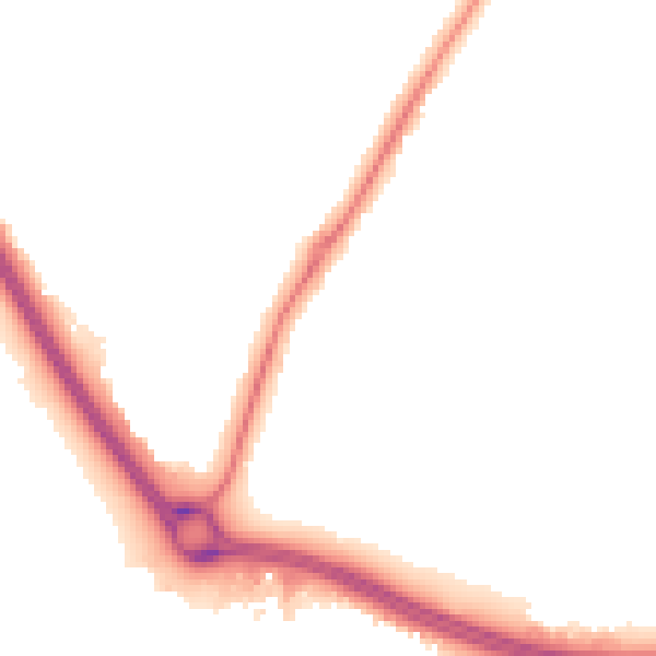 Night-time road noise heatmap for NN4 8PH