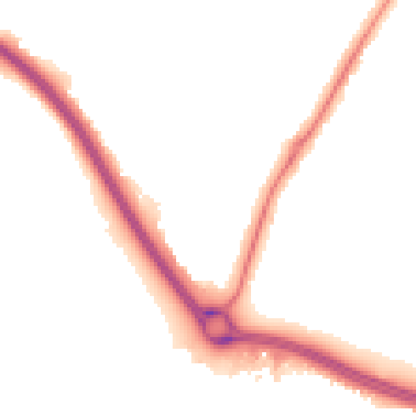Night-time road noise heatmap for NN4 8QR