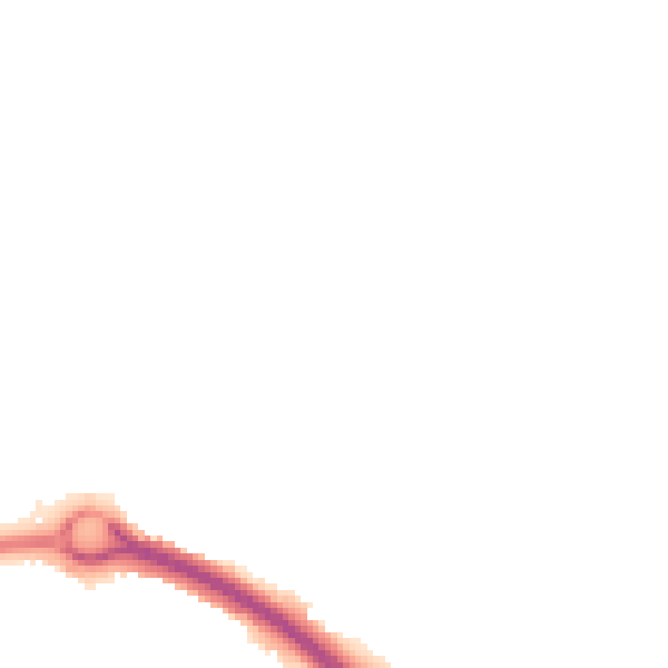 Night-time road noise heatmap for NN4 8QU
