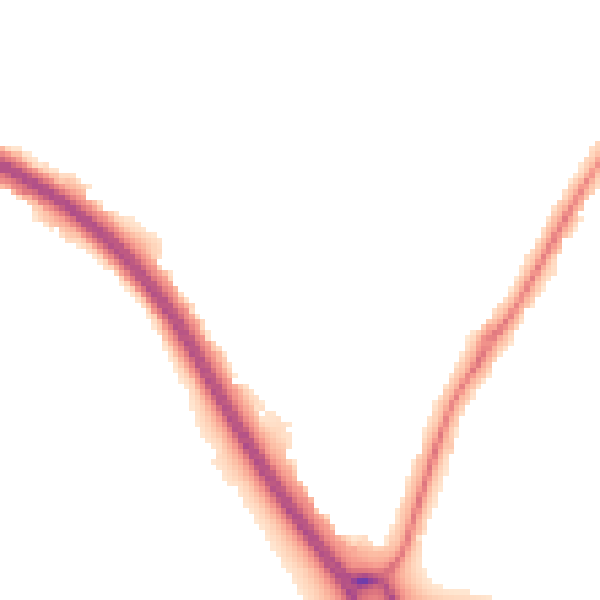 Night-time road noise heatmap for NN4 8QZ