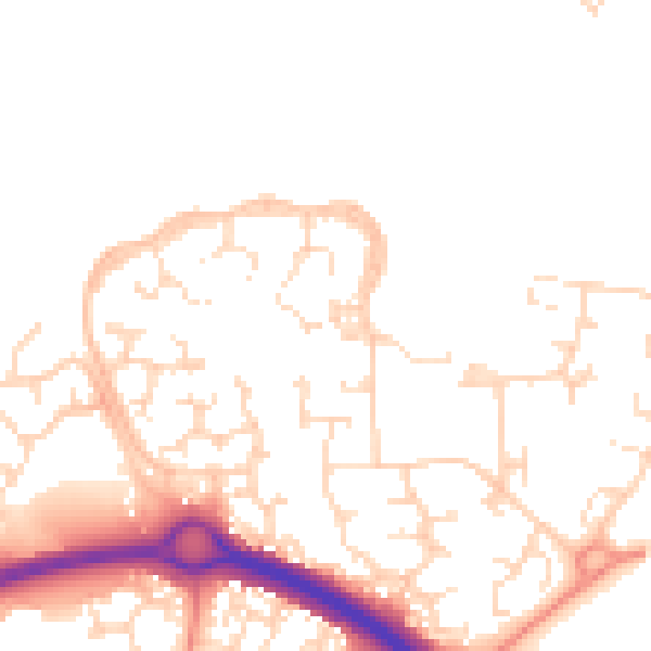Daytime road noise heatmap for NN4 8TB