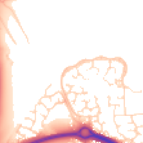 Daytime road noise heatmap for NN4 8TN