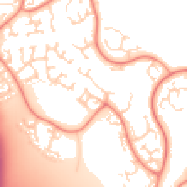 Daytime road noise heatmap for NN4 9DL