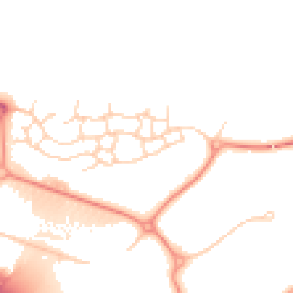 Daytime road noise heatmap for NN4 9EG