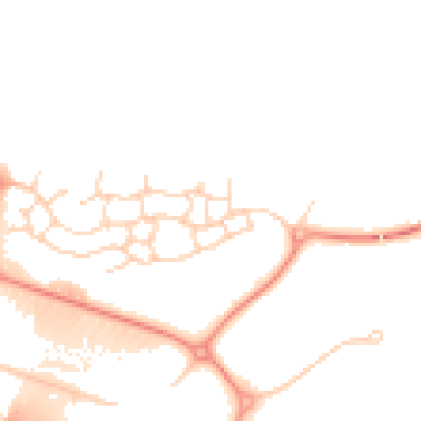 Daytime road noise heatmap for NN4 9ER