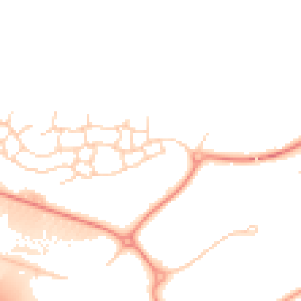 Daytime road noise heatmap for NN4 9EU