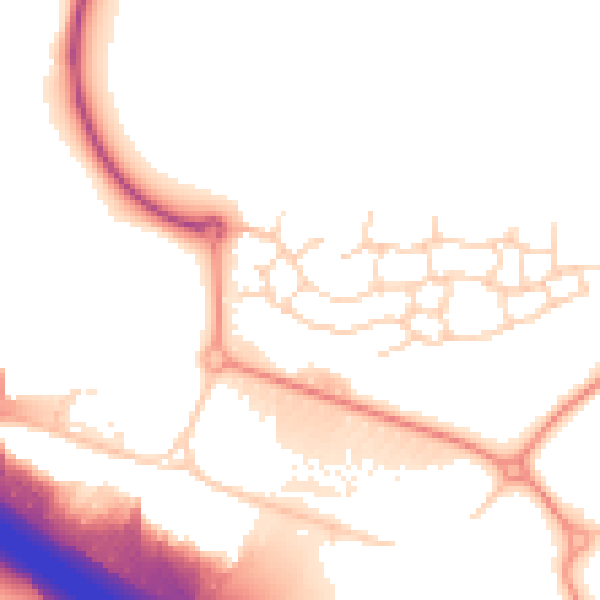 Daytime road noise heatmap for NN4 9EZ