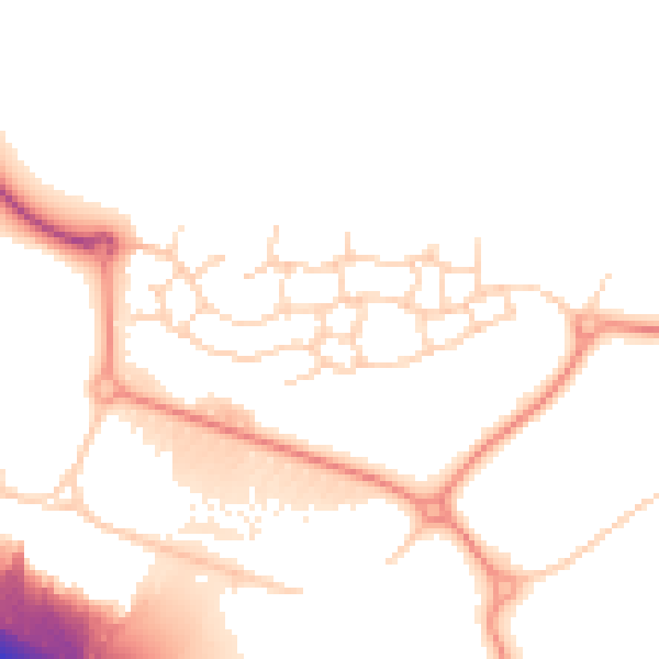 Daytime road noise heatmap for NN4 9FB