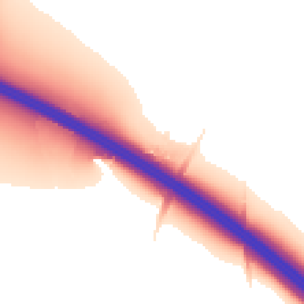 Night-time road noise heatmap for NN4 9RN
