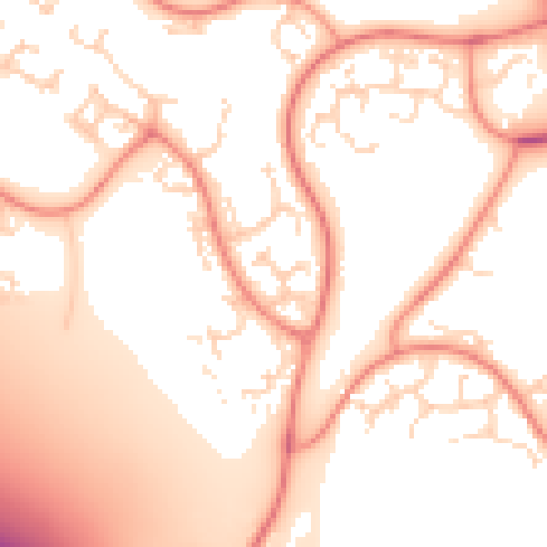 Daytime road noise heatmap for NN4 9YB