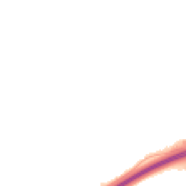 Night-time road noise heatmap for NN8 2PZ