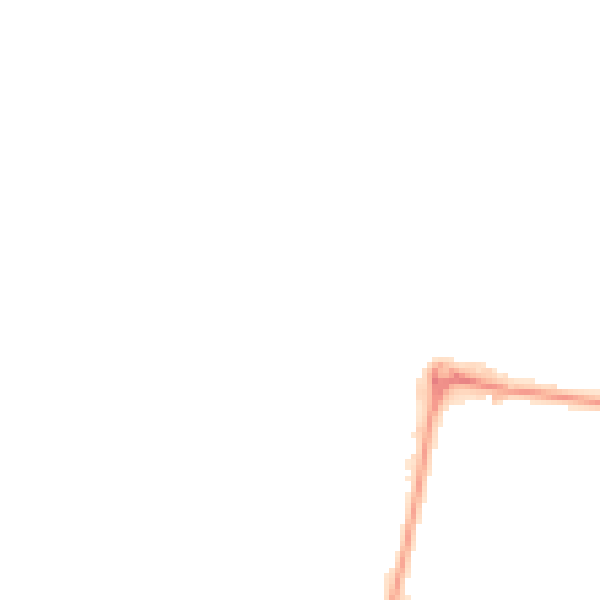 Night-time road noise heatmap for NN8 6AH