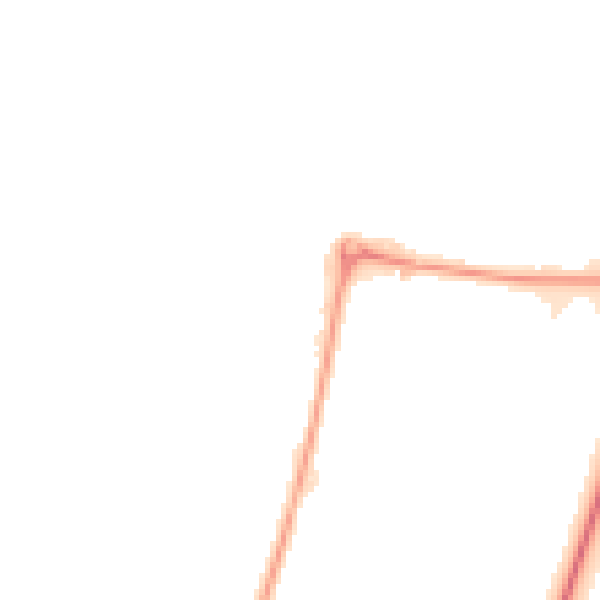 Night-time road noise heatmap for NN8 6XX