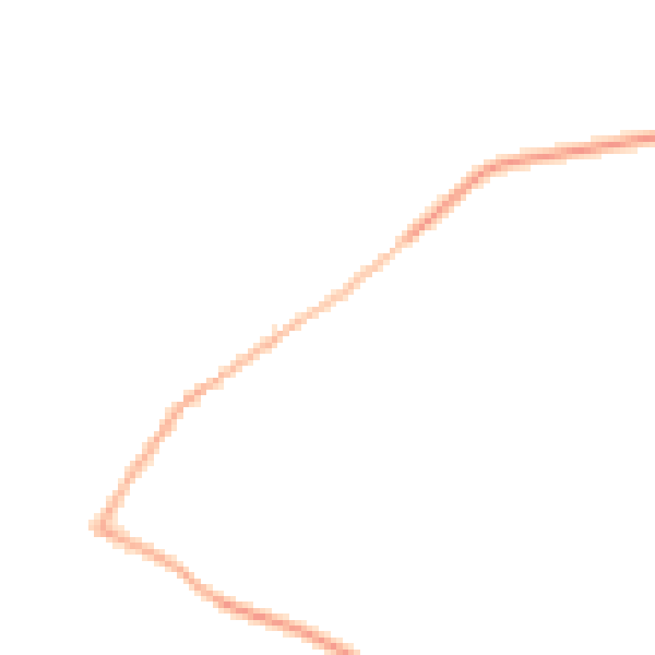 Night-time road noise heatmap for NN9 5BW