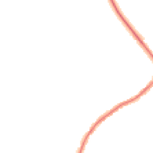 Night-time road noise heatmap for NN9 5JH