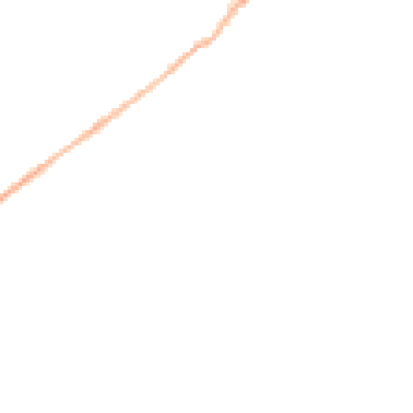 Night-time road noise heatmap for NN9 5LE