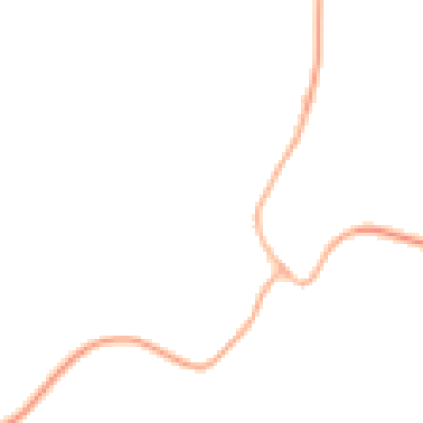 Night-time road noise heatmap for NN9 6AE