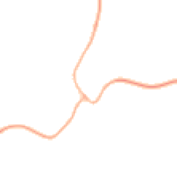 Night-time road noise heatmap for NN9 6AL