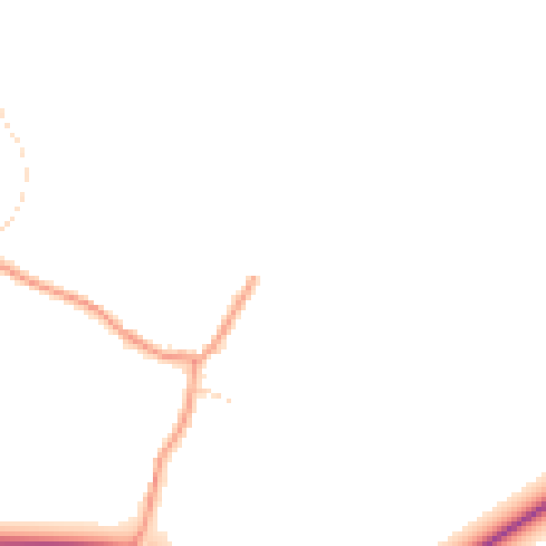 Daytime road noise heatmap for NN9 6BN