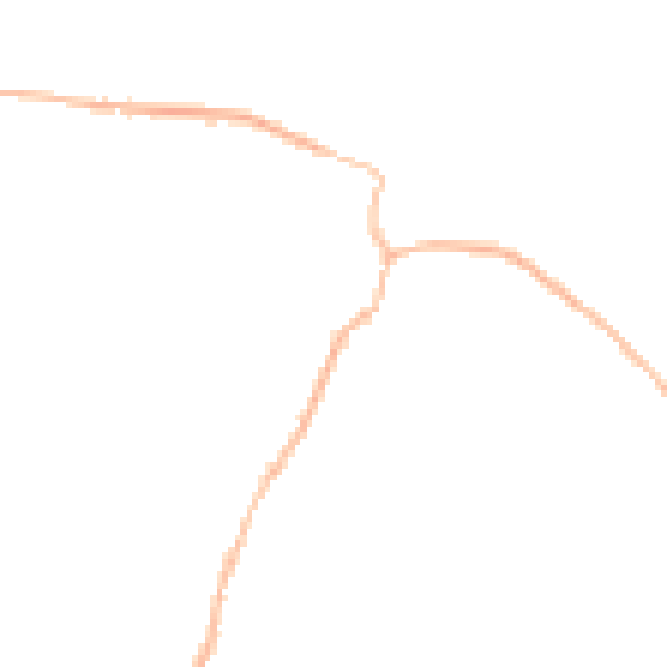 Night-time road noise heatmap for NN9 6HA