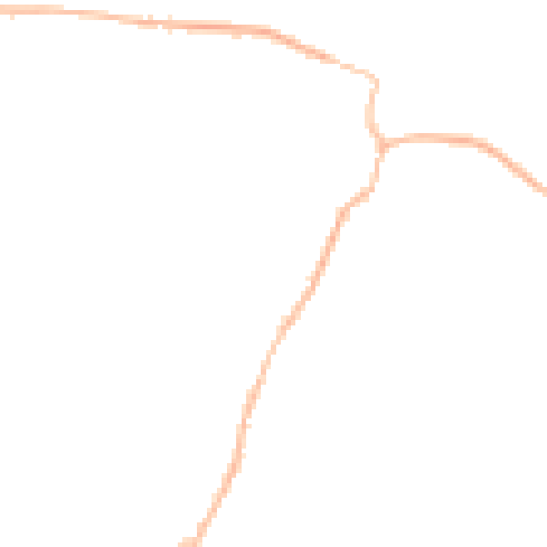 Night-time road noise heatmap for NN9 6JJ