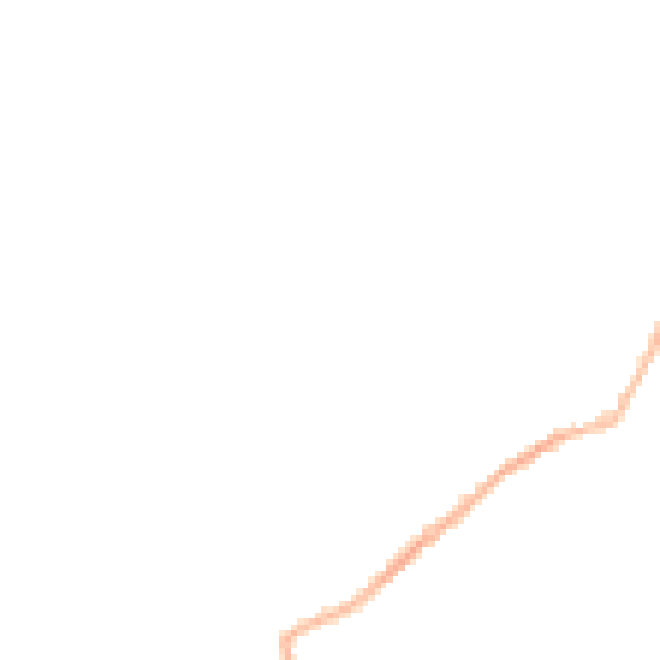 Night-time road noise heatmap for NN9 6RN