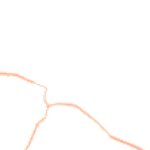 Night-time road noise heatmap for NN9 6XH