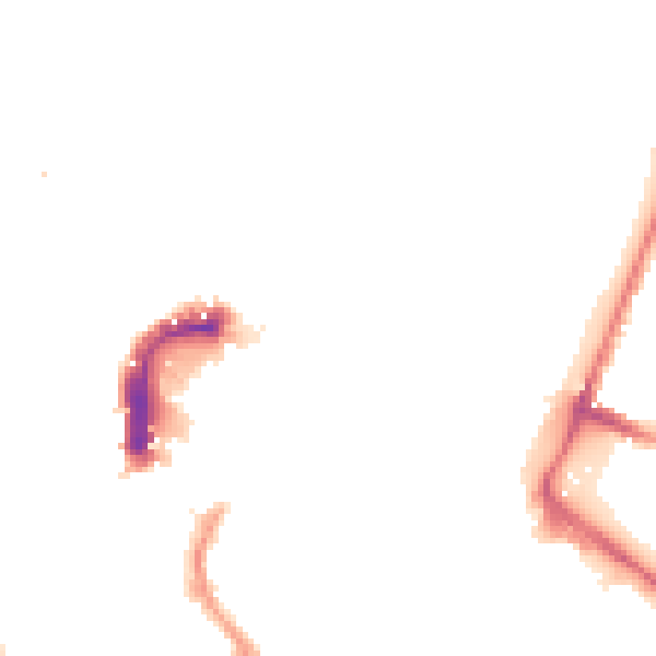 Night-time road noise heatmap for NR1 1BD