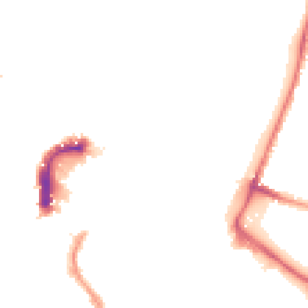 Night-time road noise heatmap for NR1 1EA
