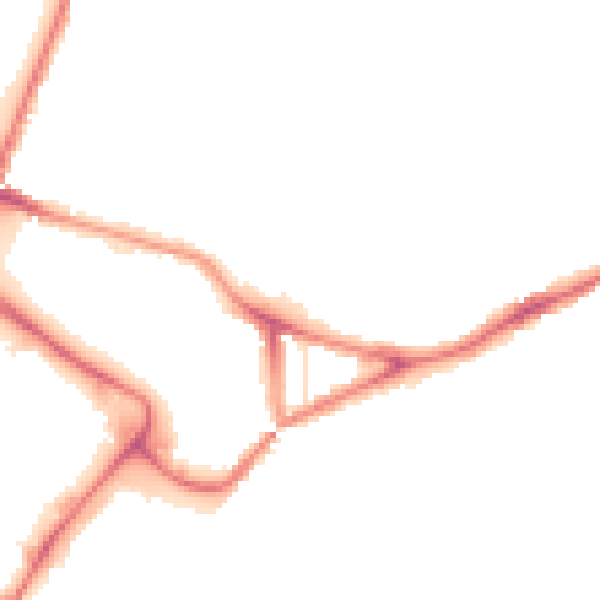 Night-time road noise heatmap for NR1 1FE