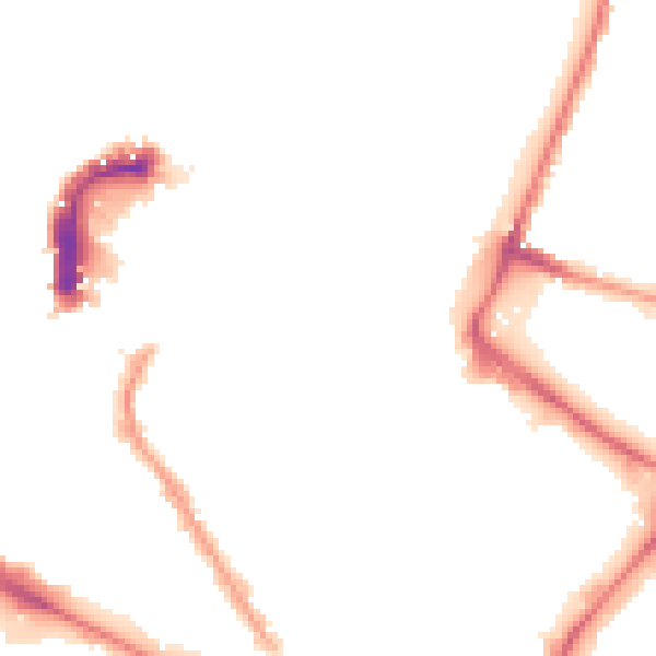 Night-time road noise heatmap for NR1 1FR