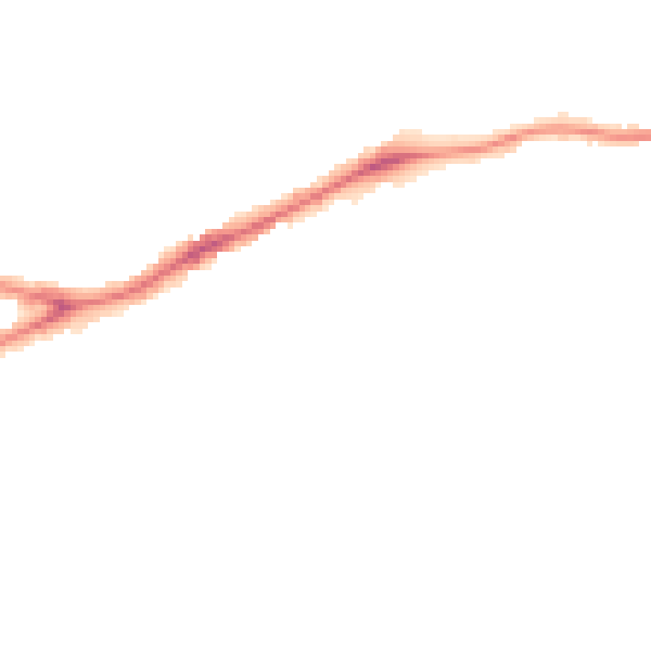 Night-time road noise heatmap for NR1 1GA