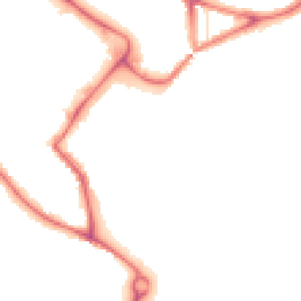 Night-time road noise heatmap for NR1 1GE