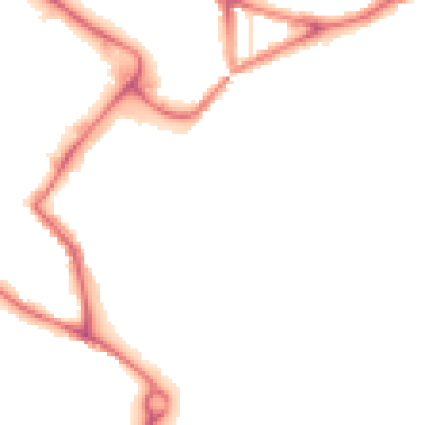 Night-time road noise heatmap for NR1 1GR