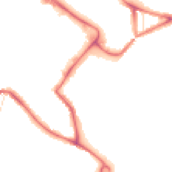 Night-time road noise heatmap for NR1 1GW