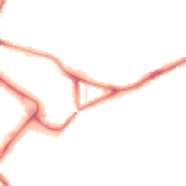 Night-time road noise heatmap for NR1 1HN