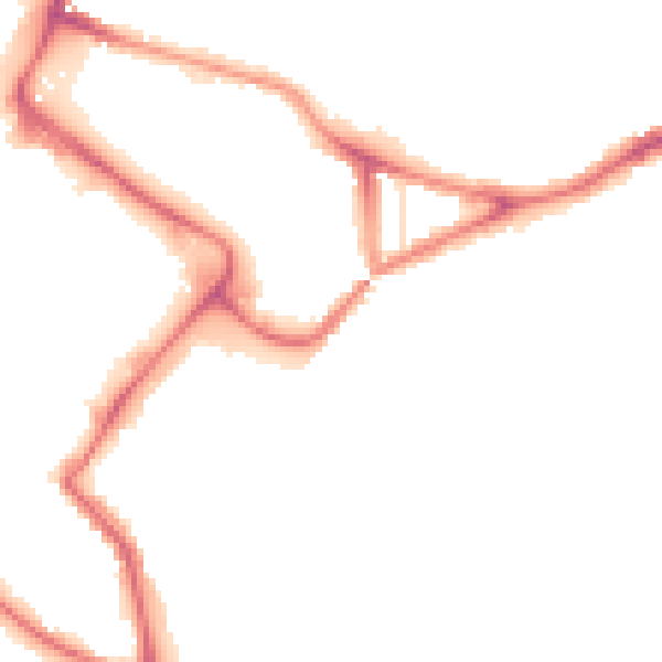 Night-time road noise heatmap for NR1 1JF