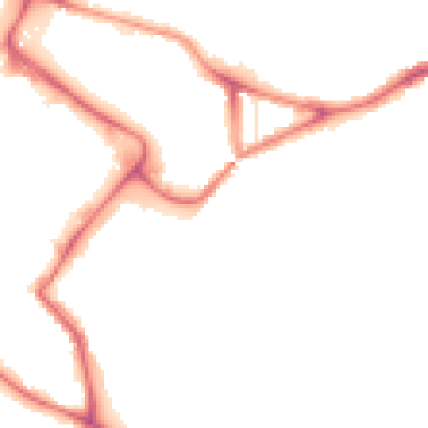 Night-time road noise heatmap for NR1 1JJ