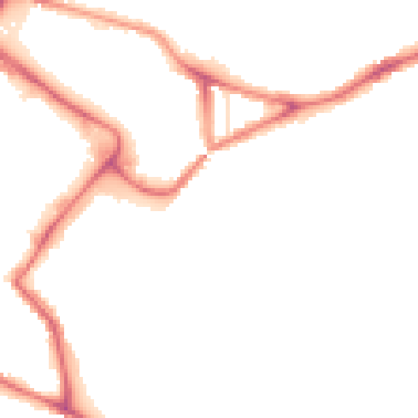 Night-time road noise heatmap for NR1 1JL