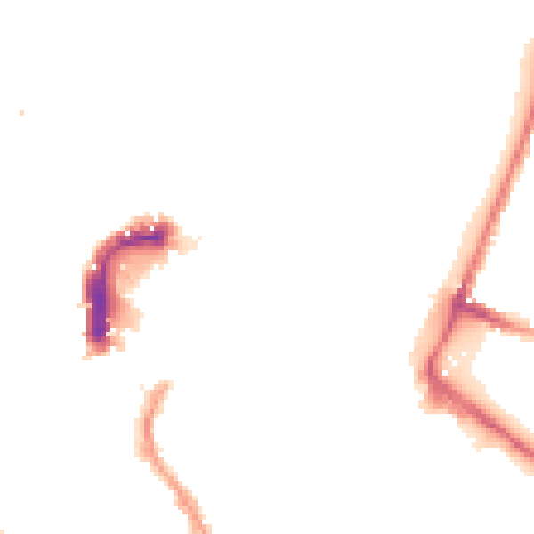 Night-time road noise heatmap for NR1 1PR
