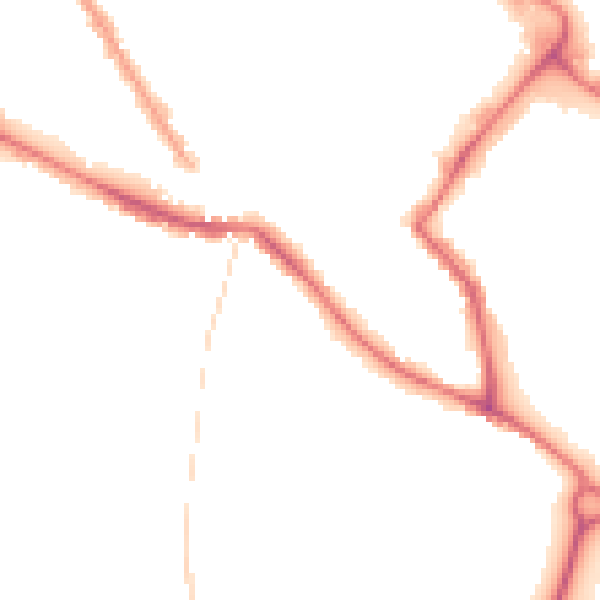 Night-time road noise heatmap for NR1 2AW