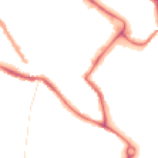 Night-time road noise heatmap for NR1 2BX
