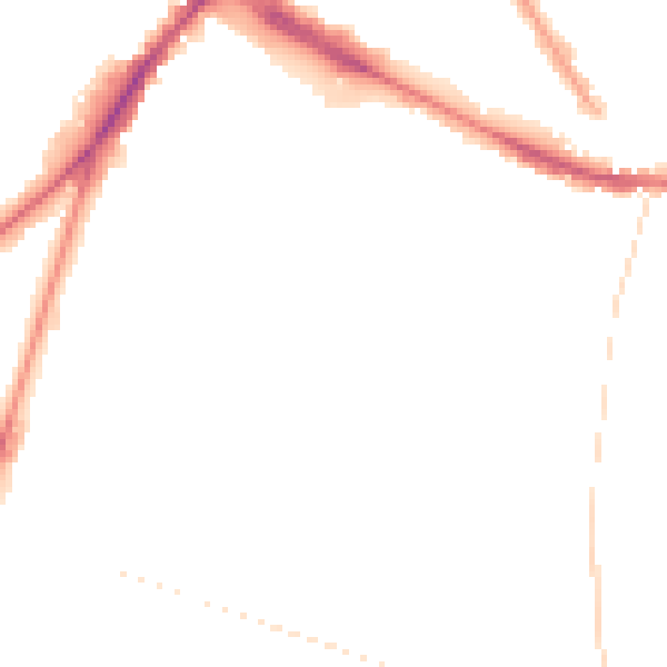 Night-time road noise heatmap for NR1 2RL