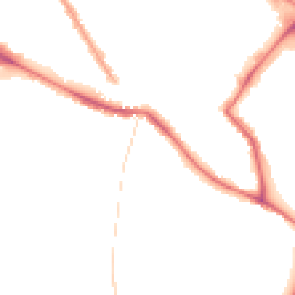 Night-time road noise heatmap for NR1 3AW