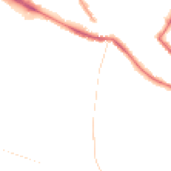 Night-time road noise heatmap for NR1 3AX