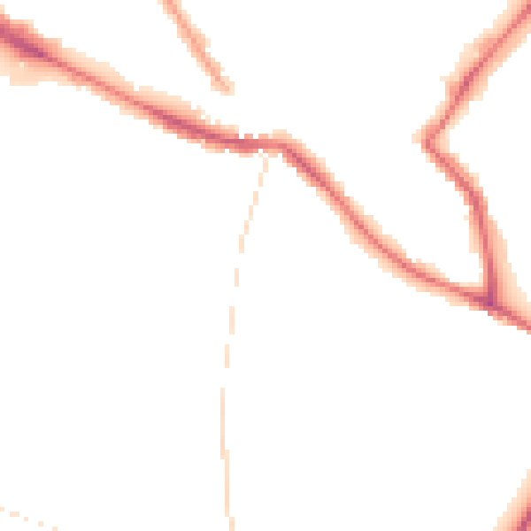 Night-time road noise heatmap for NR1 3BS