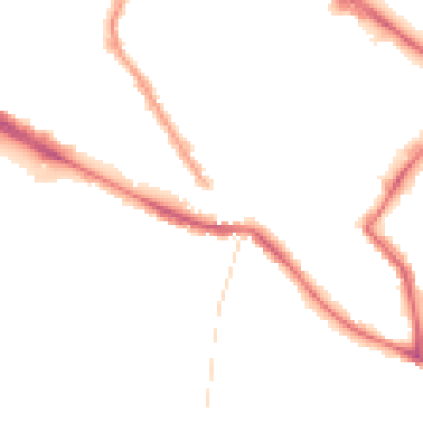 Night-time road noise heatmap for NR1 3HD